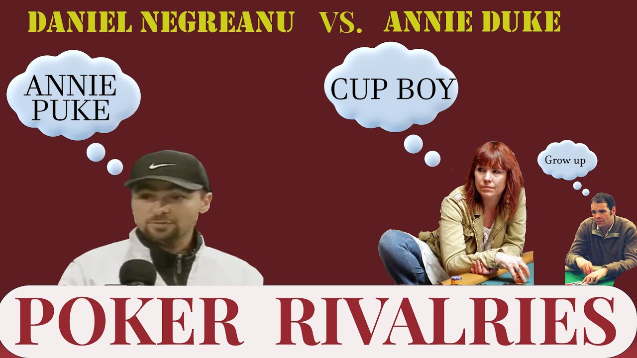Poker Rivalries - Daniel Negreanu vs Annie Duke - YouTube