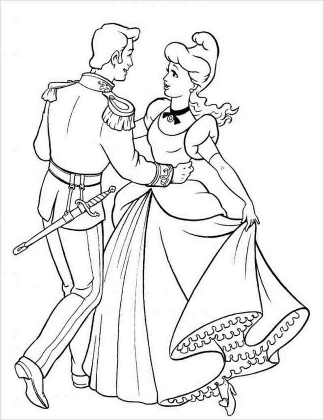 Hoàng tử và công chúa Lọ Lem đi dự vũ hội