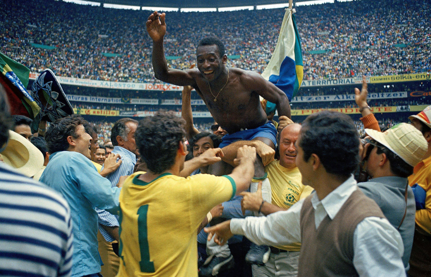 Brazil vĩ đại và huyền thoại Vua bóng đá Pele ở World Cup 1970